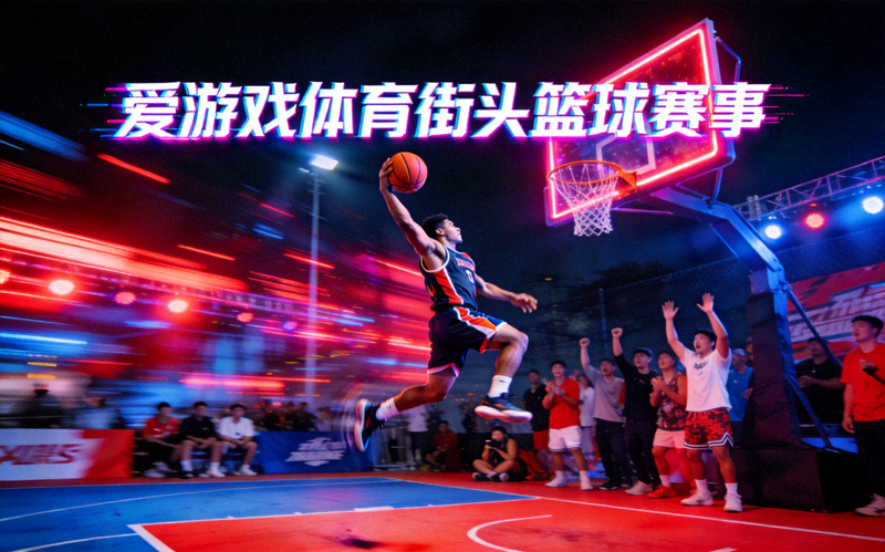 爱游戏体育街头篮球赛事画面 - 霓虹球场上的激烈扣篮瞬间