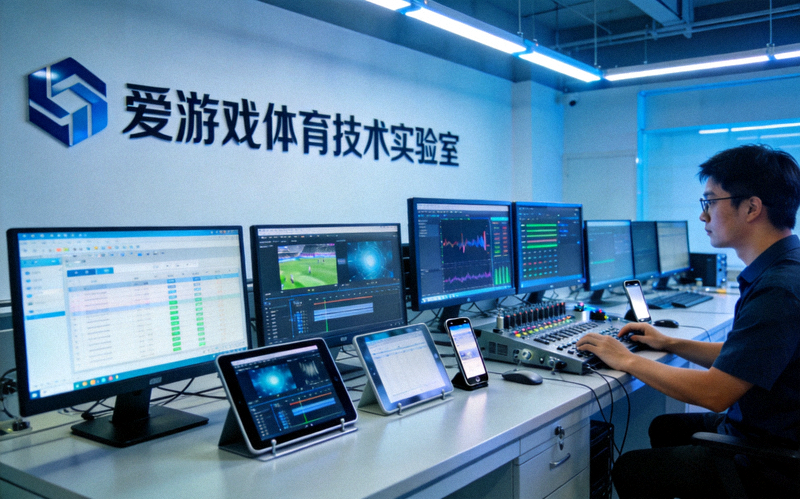 爱游戏体育技术实验室画面 - 多屏终端与流媒体同步测试环境